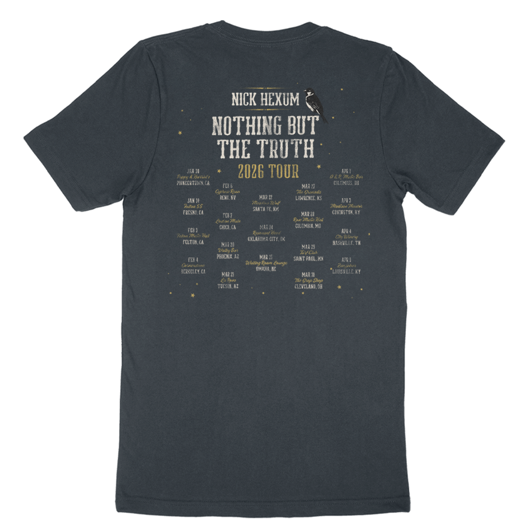 Nick Hexum "Nothing But The Truth 2026 Itinerary" Blue T-Shirt