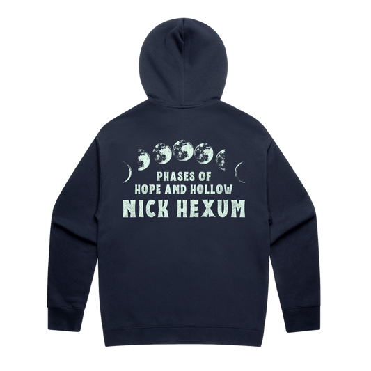 Nick Hexum "Phases Of Hope And Hollow" Blue Hoodie