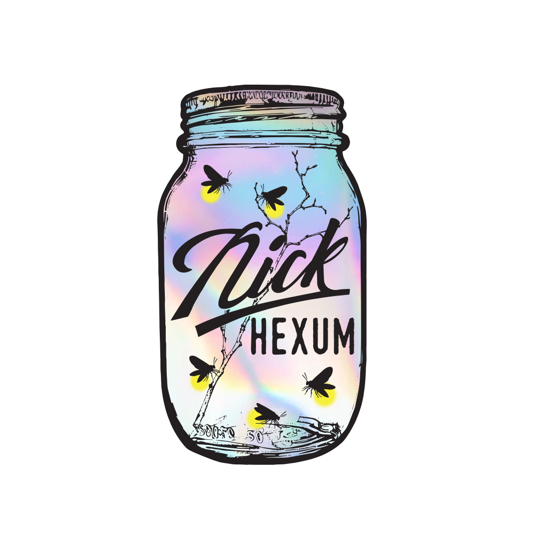Nick Hexum "Firefly Jar" Holographic Sticker