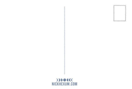 Nick Hexum Set of Four Postcards