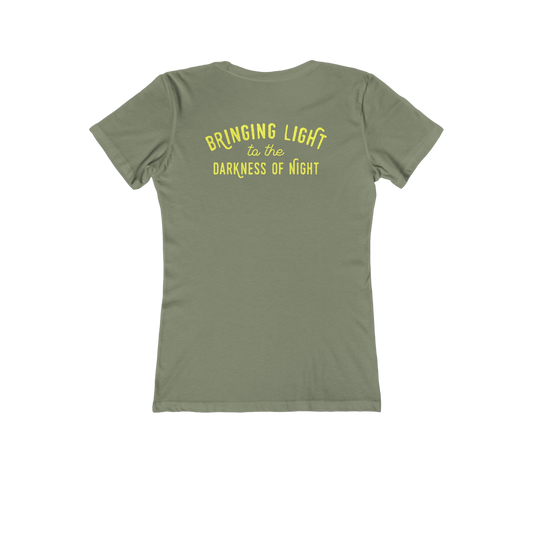 Nick Hexum "Bringing Light" Olive Green Womens T-Shirt