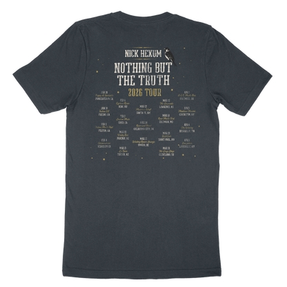Nick Hexum "Nothing But The Truth 2026 Itinerary" Blue T-Shirt