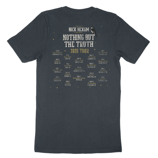 Nick Hexum "Nothing But The Truth 2026 Itinerary" Blue T-Shirt