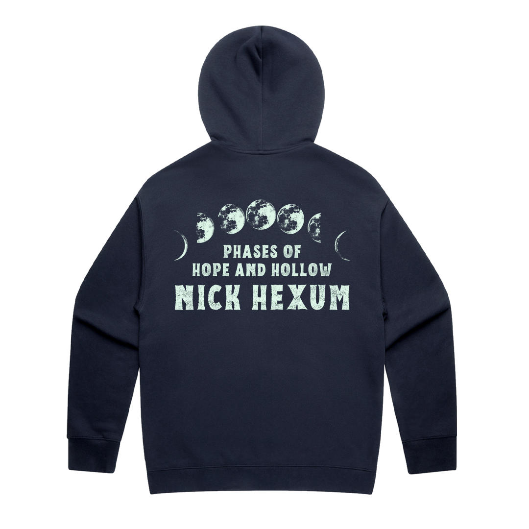 Nick Hexum "Phases Of Hope And Hollow" Blue Hoodie
