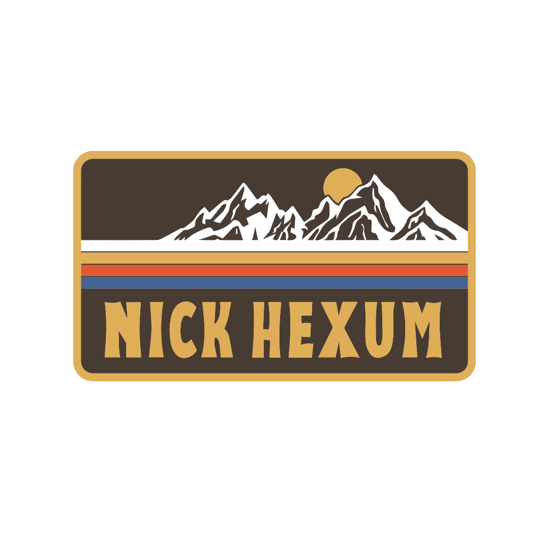Nick Hexum "Mountains" Embroidered Patch